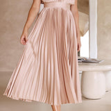 Sina | Elegant pleated dress