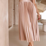 Sina | Elegant pleated dress