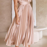 Sina | Elegant pleated dress