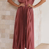 Sina | Elegant pleated dress
