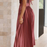 Sina | Elegant pleated dress