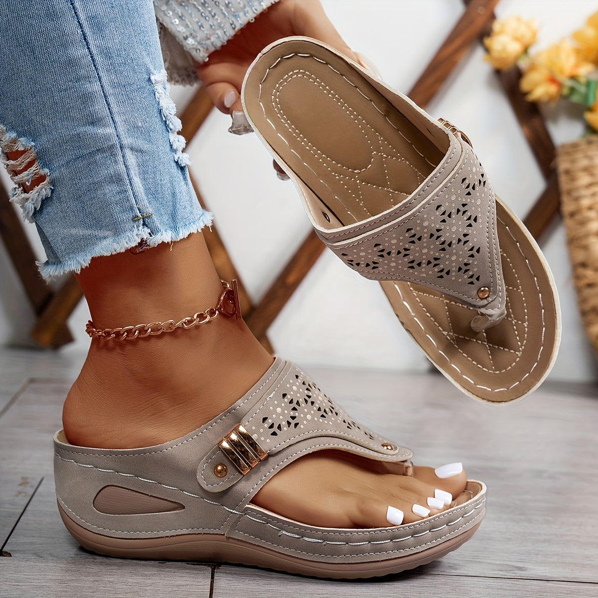 Valerie | Cozy Orthopedic Sandals for Ultimate Comfort