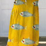 Catherine | Lightweight printed skirt