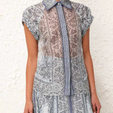Magdalena | Printed two piece boho set