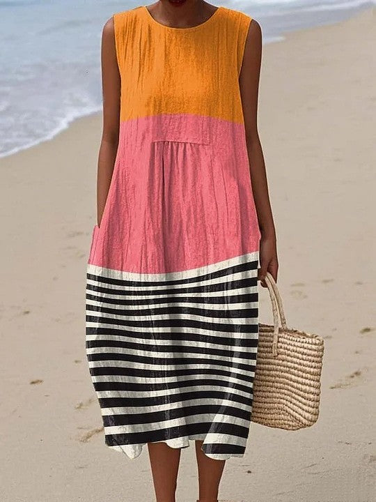 Shannon - Colour Block Dress