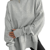 Caitlin | Comfy Oversized Long Sleeve Sweatshirt