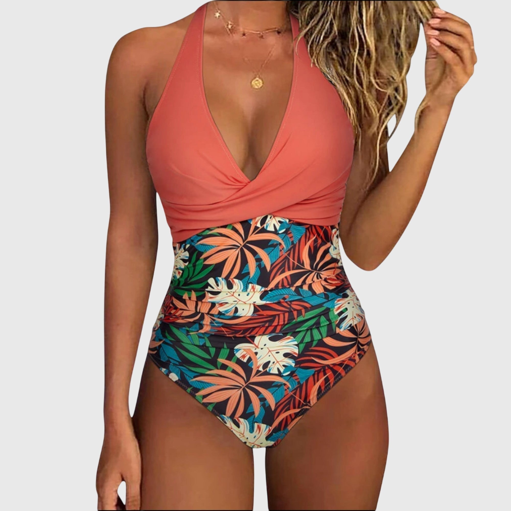 Joanna | Elegant women's swimwear with a V-neck