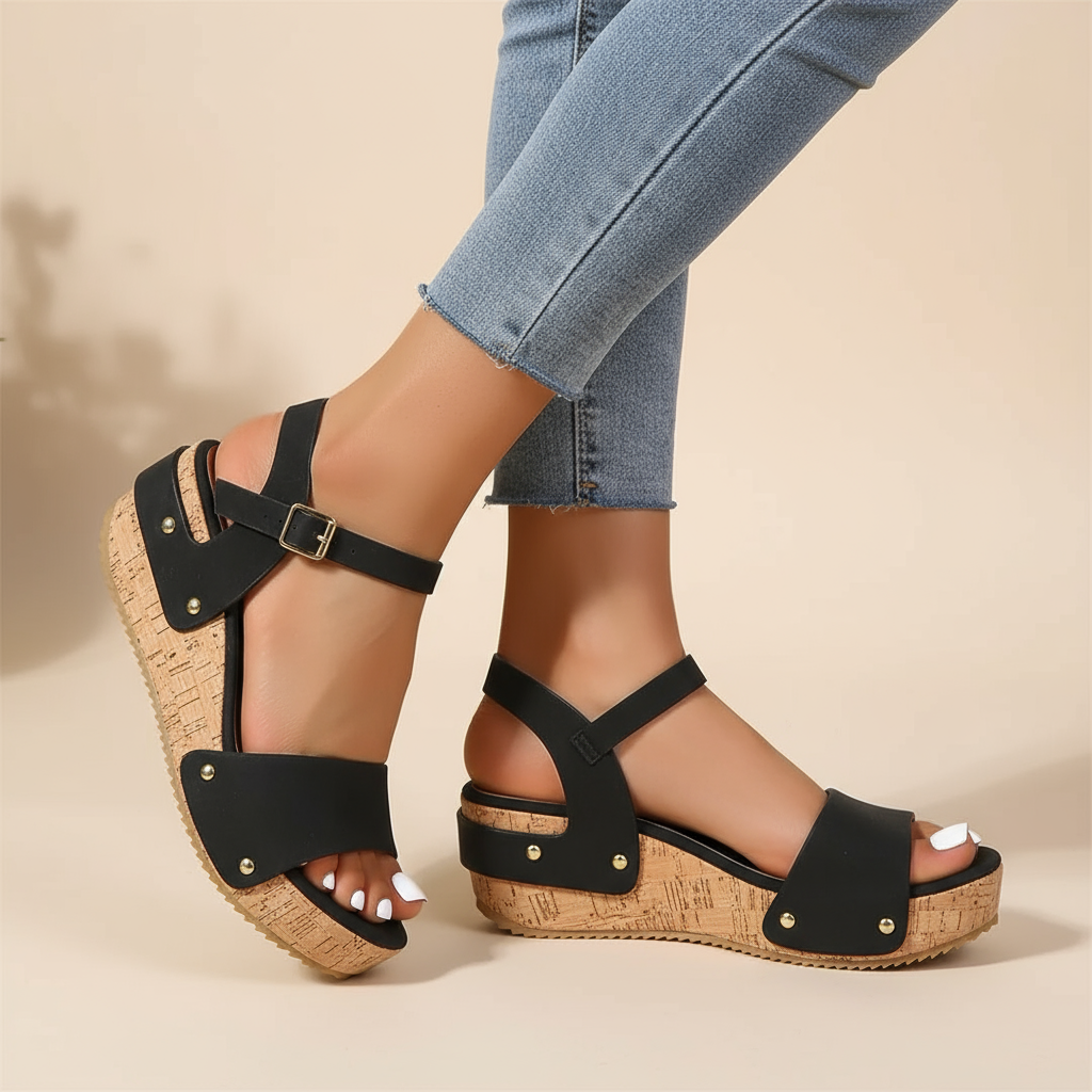 Eva Rieke | Chic Wedge Sandals