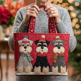Schnauzer Trio Women's Bag – Available in Two Sizes