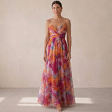 Ruth | Magical maxi dress with floral print
