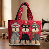 Schnauzer Trio Women's Bag – Available in Two Sizes