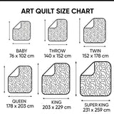 Art Quilt Size Chart in centimeters