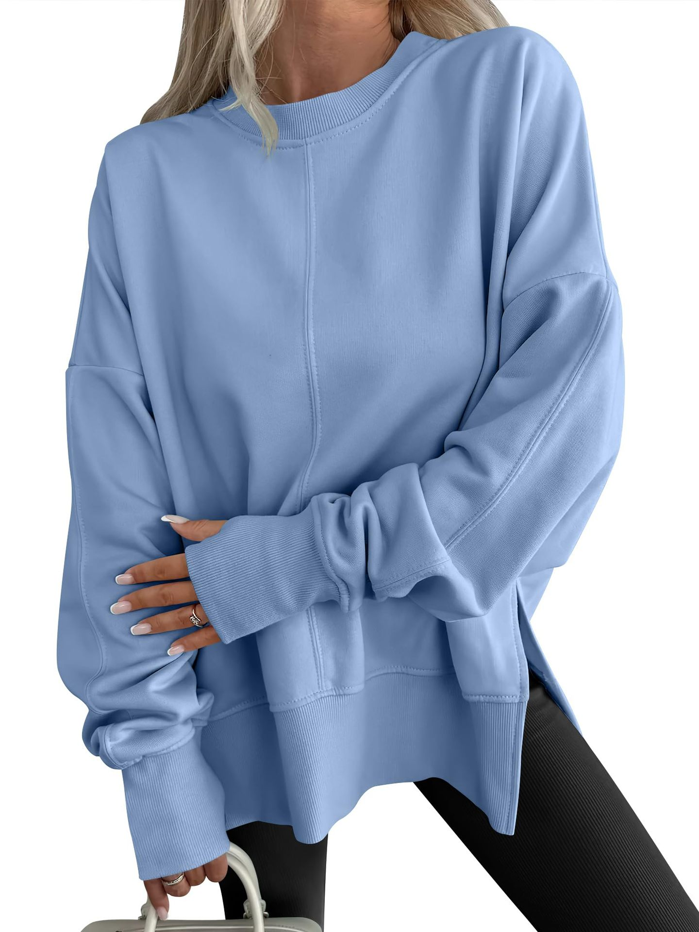 Caitlin | Comfy Oversized Long Sleeve Sweatshirt