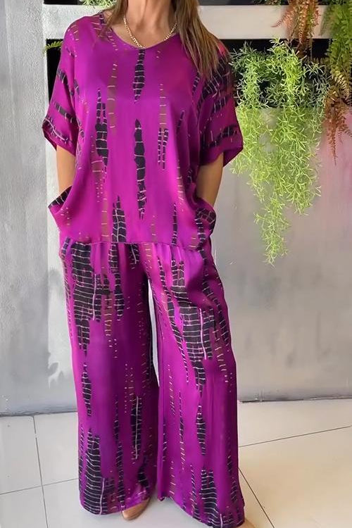 Zoe | Casual printed set