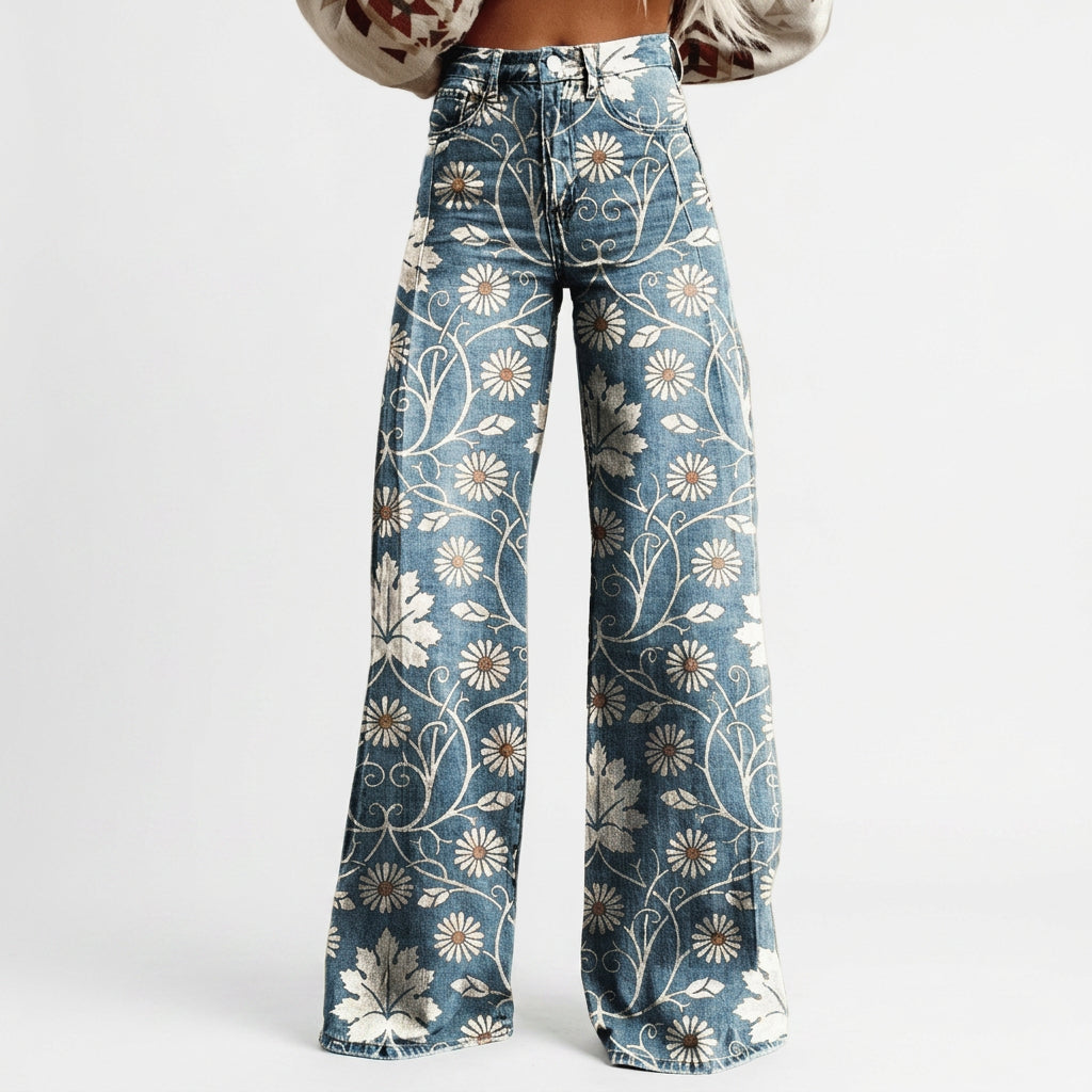 Brooke - High-Waisted Wide-Leg Jeans