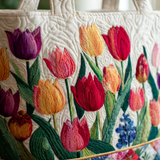 Spacious and Lightweight Women's Tulip Garden Tote