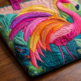Quilted Rainbow Flamingo Bag – Perfect Gift Option